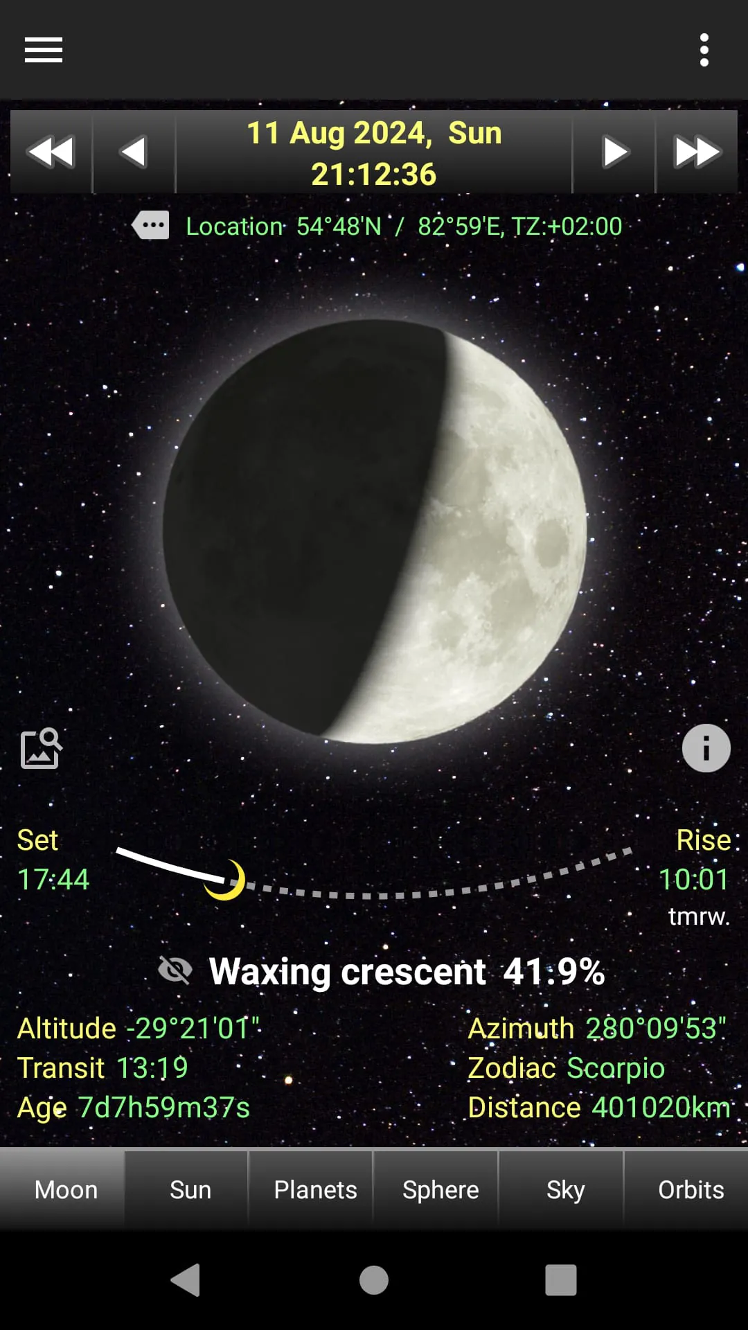 Daff Moon Phase