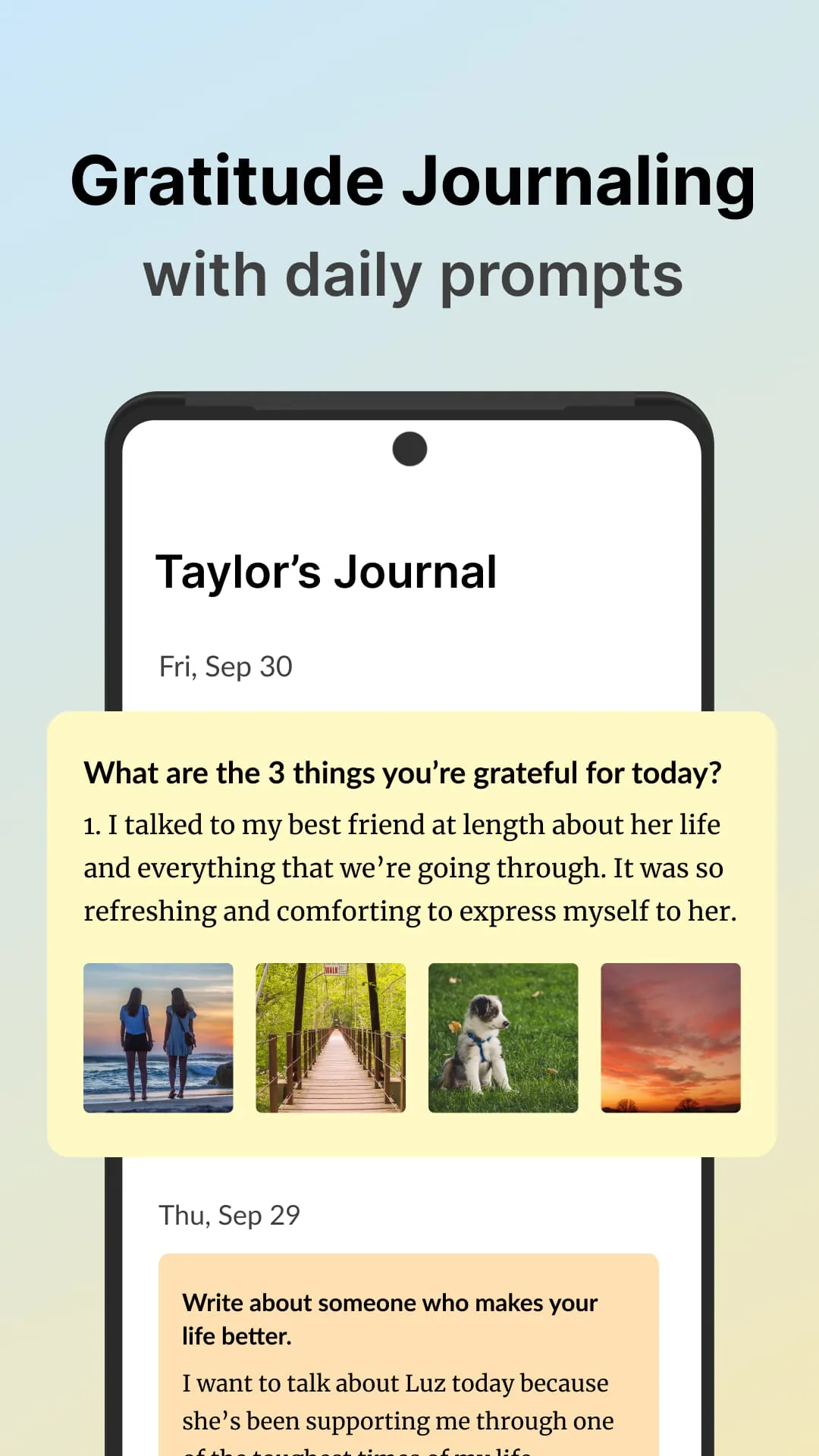 Gratitude: Self-Care Journal