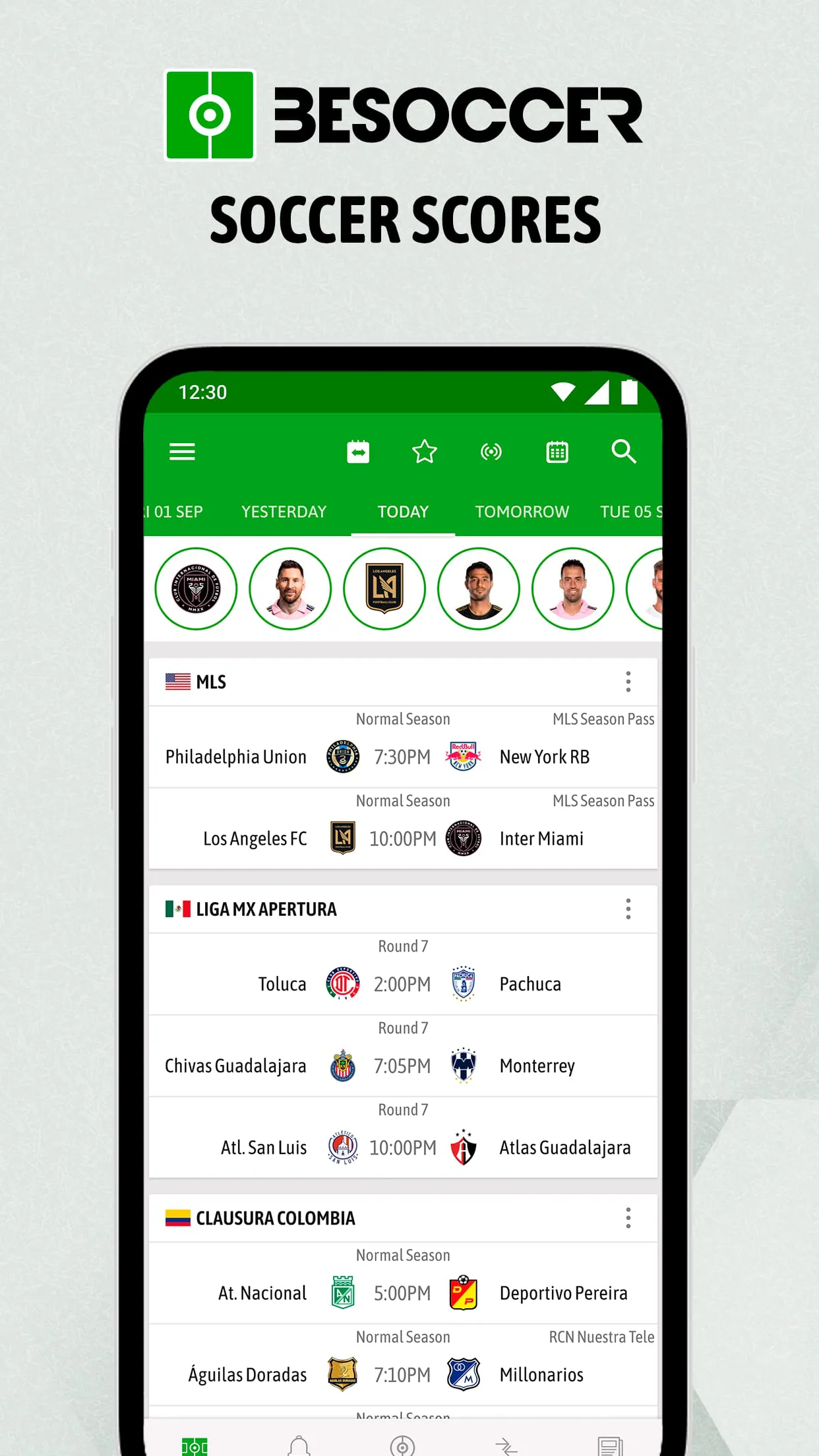 BeSoccer - Soccer Live Score