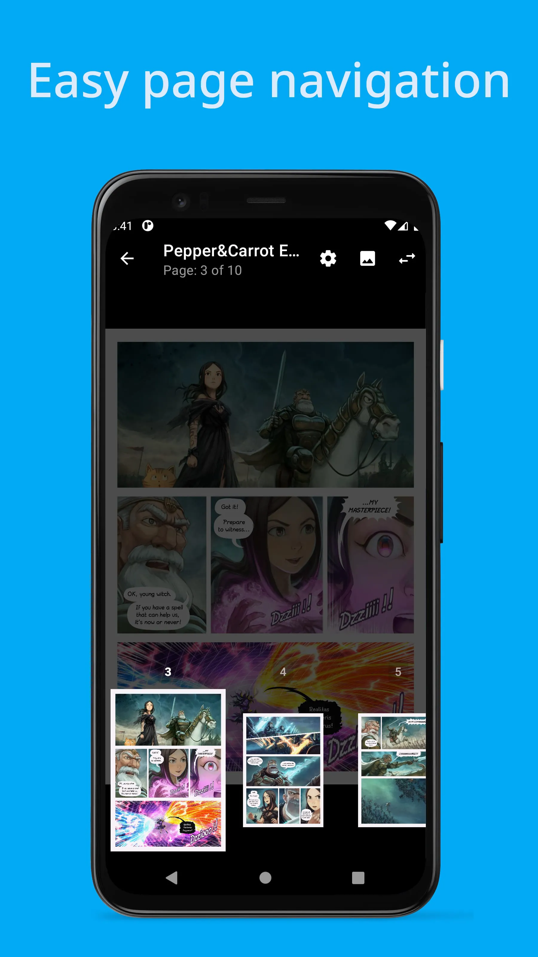 Seeneva: smart comic reader